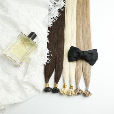 China Wholesale Hot Selling Italian Silky Straight Wave Keratin Pre Bonded Remy Double Drawn U Tip Hair Extensions Hair Extensions for sale