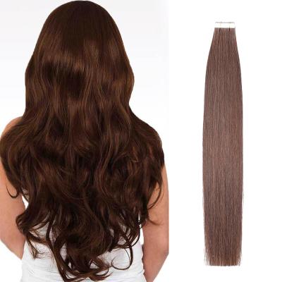 China 100% Virgin Remy Hair European Tape On Hair Extension 100 Human Skin Hair Weft Tape In Hair Extension for sale