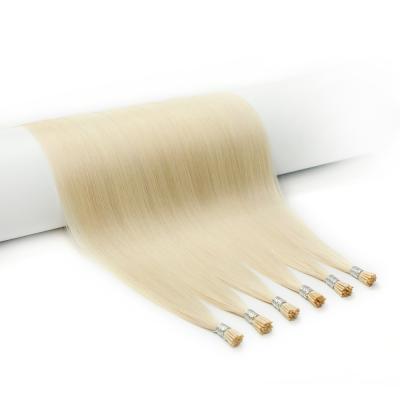 China Wholesale Factory Price #60 Color I-Tip Blonde Silky Straight Blonde 100% Remy I Tip Human Hair 100% Remy I Tip Human Hair for sale