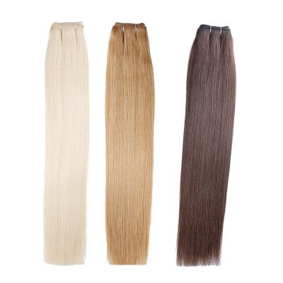 China Good Quality Silky Straight Remy Human Hair Double Drawn Hair 100% Virgin Hair Intact Cuticle Wave Extension Weft for sale