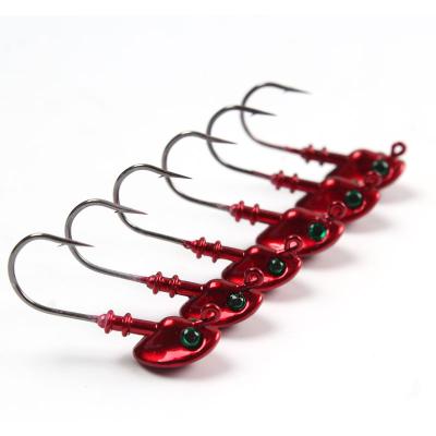 China Artificial Fishhook 7g Lead Jig Head Jig Metal Hook Fishing Custom Fishhook for sale