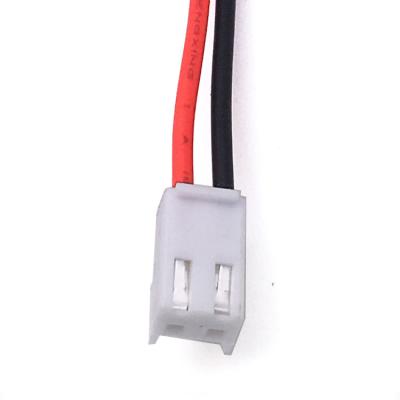 China PCB panel wire to board cable fitted with crimp style wire harness with secure locking devices, 2pin 3.96mm connector, wire length 90mm for sale