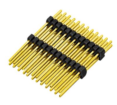 China PCB Panel 1.0mm Pin Header H=1.0mm Double Row Straight Type for sale