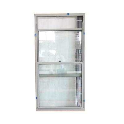 China Australian Standard Aluminum Double Sliding Single Hung Window for sale