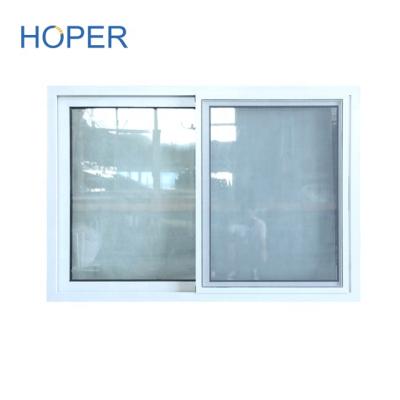 China Sliding Triple Tempered Glazing Aluminum Sliding Windows With Good U Value for sale