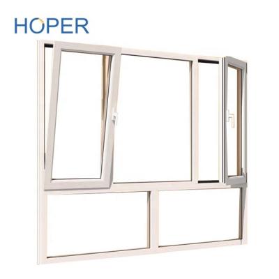 China Swing Hurricane Proof Impact Resistant Double Glazed Tinted Aluminum Tilt And Turn Windows for sale