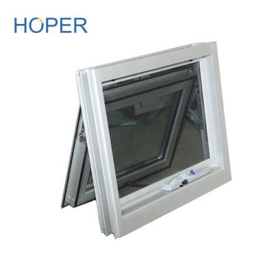 China Australian Standard Swing Awning Aluminum Soundproof Double Glass Window With Screen for sale