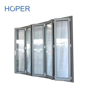 China Contemporary Standard For Residential Home Use Aluminum Bi Folding Doors for sale