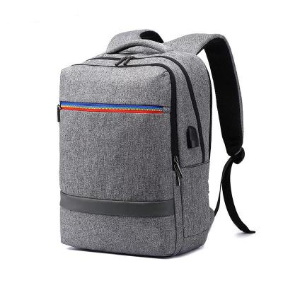 China Customized 2021 Hot Selling USB Backpack Laptop Bag Customized Function Factory Day Polyester Material Backpack for sale