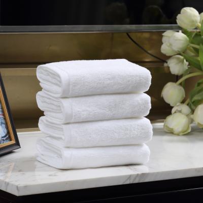 China Luxury Hotel Quality Bath Absorbent Face Towels Hand Set 100% Five Star Hotel Cotton White for sale