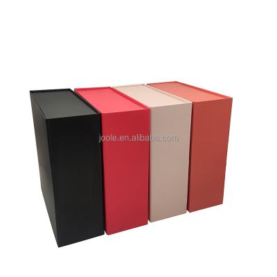 China Folding Recyclable Stiff Paper Boxes Style In 10x10 Inch Flat Shipping Gift Box for sale