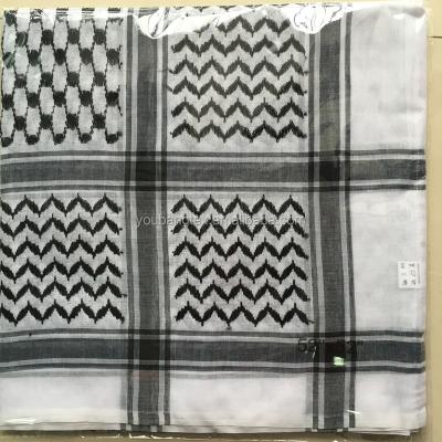 China 45S Square/Arafat Polyester Arafat Scarf Shemagh /arafat for sale