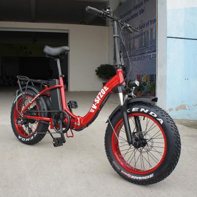 China Dropshipping Europe Warehouse Aluminum Alloy Stretching Foldable Electric Bicycle Ebike 750w 48v 20