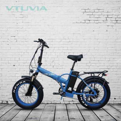 China Inch 750w Aluminum Alloy VTUVIA SK20 Fat Tire 20 Chopper Electric Motorcycle Mountain e Bike With CE for sale