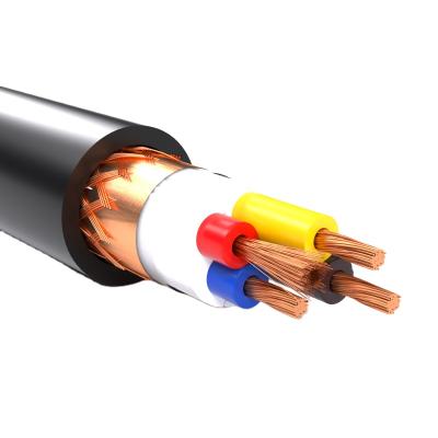 China Construction 300v rvvp 4 core shielded cable and wire twisted pair flexible shielded copper cable for sale