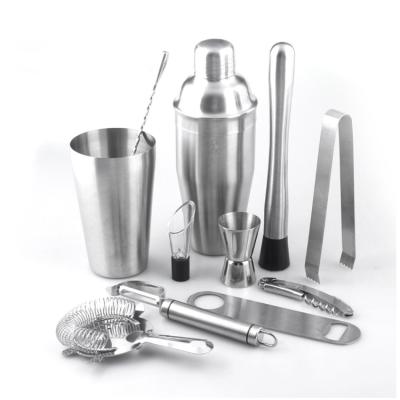 China Viable Pro Bartender Cocktail Mixing Set: 10-Piece - Set of Bar Tools and Bar Accessories for sale