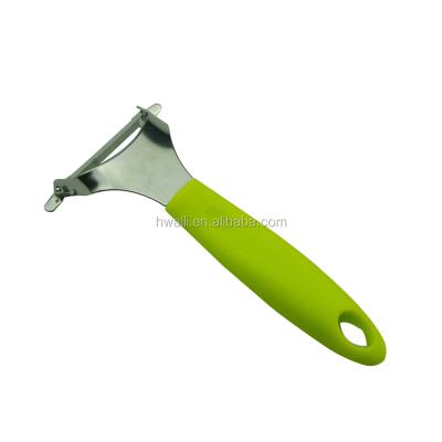 China Good Sustainable Selling Stainless Steel With Plastic Handle Potato Peeler Fruit Peeler Vegetable Peeler for sale