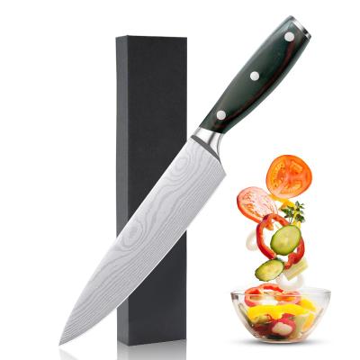 China Chef's Knife China High Quality Sustainable Stainless Steel Kitchen Knife With Wooden Handle for sale