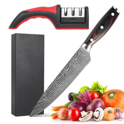 China Amazon Viable Hot Seller Knife Set 7CR17mov Stainless Steel 8