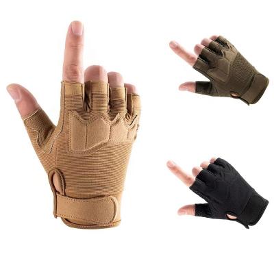 China Wholesale Weightlifting Anti Slip Gym Outdoor Recycling Gloves Unisex Black Workout Gloves For Women Men for sale