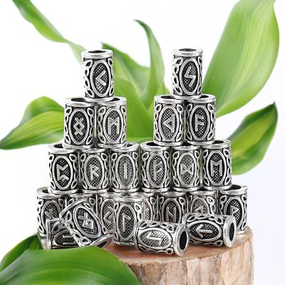 China Make Silver Beads Viking Dread Hair Loc Jewelry hairstyles for Dreadlocks and Beard for sale