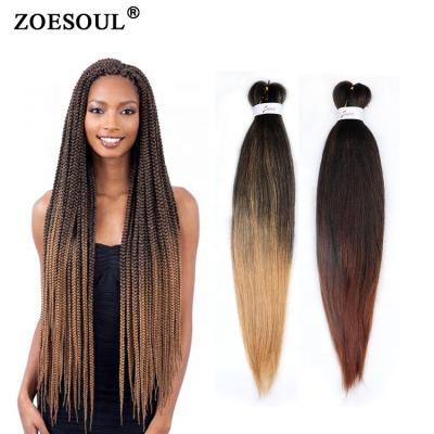 China Fiber With An Itch Free Cabability Private Label Spetra Yaki Texture 26 Inch Pre Stretched Braiding Hair For Crochet Braiding Hair for sale