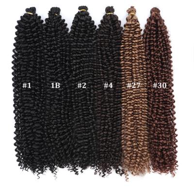 China Wholesale 22inch Japanese Zoesoul Water Wave Flame Retardant Fiber Crochet Hair Vendors Waterwave Expression Crochet Braid Hair for sale