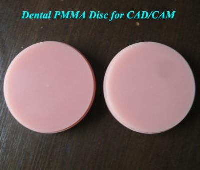 China Pink Color Dental PMMA Disc for CAD/CAM System for sale