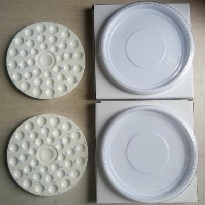 China Round Dental Ceramic Mixing Plate (Mixing Slab  )( having bottom& cover ) for sale