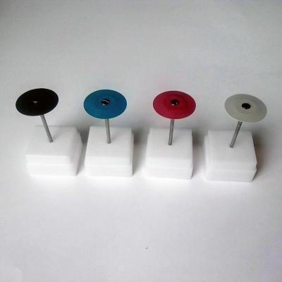 China Dental Diamond Filled Rubber Poliser (mono colors, 25mm*0.7mm)(Coarse ,medium ,fine) for sale