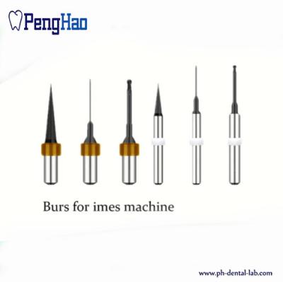 China CAD Cam System Dlc Coating Dental Zirconia Milling Burs for Imes-Icores for sale