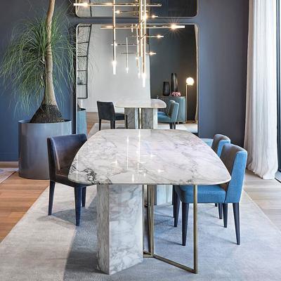 China Modern Simple Solid Wood Dining Table And Extendable Nordic Luxury Marble Dining Table Table Legs Chair for sale