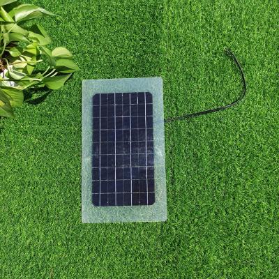 China Output Power Performance Tansparente 10W 18V Solar Panel Mono Monocrystalline PET Transparent Solar Photovoltaic Panels for sale