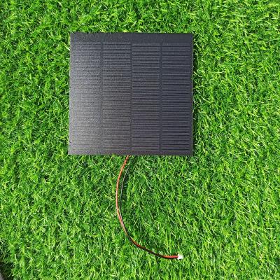 China Shenzhen China High Efficiency Mono Solar Panel Mono Crystal Cells Sets 12V 3W Small Companies Mono Solar Powered Frosted PET Laminated Solar Panel for sale