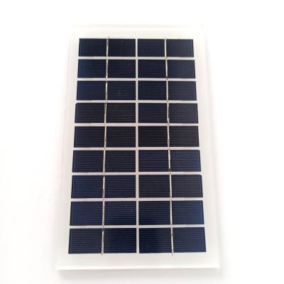 China Related Products Mini 9V 3W Solar Polycrystalline Glass 2022 Ignition Laminated Poly Solar Panels For Toys Light Battery Charging for sale