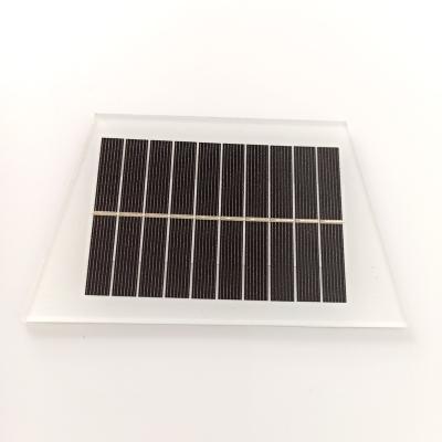 China Electric Mini Solar Cells Panel 5V 1.7W Trapezoid Monocrystalline PV Module Wholesale Price Lighting Solar Panels 5V 1.7W for sale