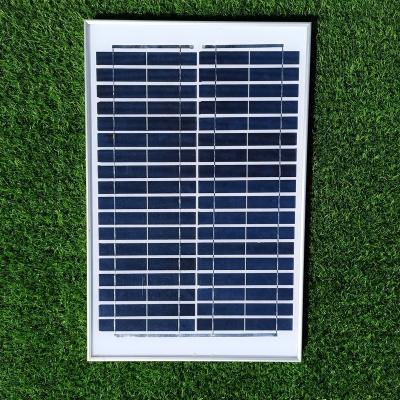 China Wholesale Cheap 540x350x25mm 25W 18V Polycrystalline Glass Laminated Solar Panels China Paneles Solares Costos Poly Lighting for sale