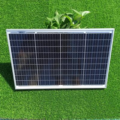 China China Wholesale Price 40W 18V Solar System Solar Street Light Polycrystalline Glass Poly Laminated Solar Power PV Power Panels With Frame And Connector for sale