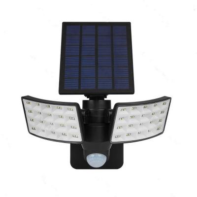 China IP65 Motion Sensor Outdoor Waterproof Super Bright LED Adjustable Security Garden Solar Wall Mounted Lights for sale