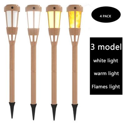 China 4pcs/Pack 40LED Solar Garden Dancing Fire Pole Waterproof Flame Torch LED Decorative Light For Outdoor Garden Street Landscape Lighting for sale