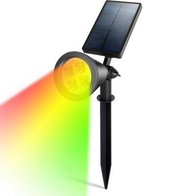 China High Quality Wireless Waterproof Outdoor Garden IP65 1.2W 4 LED Landscape Super Bright Solar Powered Floodlights Easy Installation for sale