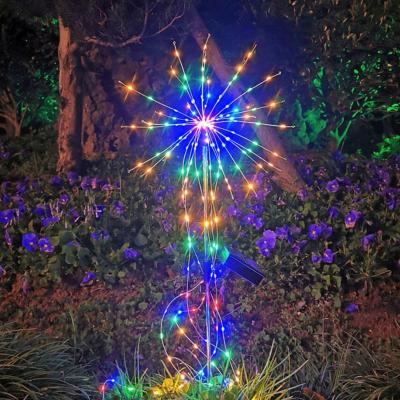 China Garden 200 LED Straburst Sparkle Fireworks Fairy LED String Lights For Outdoor Home Room Garden Lawn Decoration With Remote Control for sale