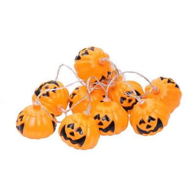 China Fashion 20LED Pumpkin String Lights Battery or USB Operated Halloween Modeling LED String Light LED Festival Night Lights for sale