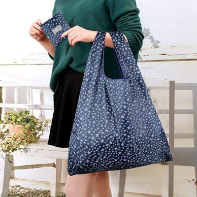 China Factory direct Eco folding shopping bag extra large nylon foldable shopping bag for sale