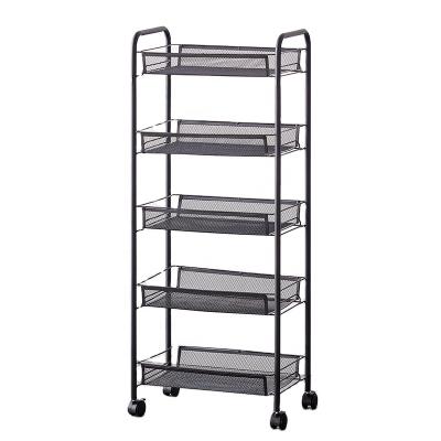 China Sustainable Utility Multifunctional Kitchen Moving Shelving Cart for sale