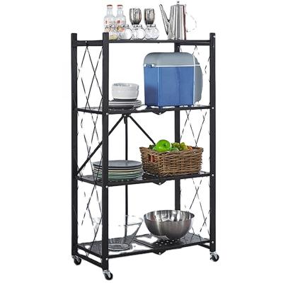 China Large Capacity Unit Storage Durable Heavy Duty Foldable Shelving Rack for sale