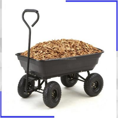 China Heavy Duty Lawn Garden Cart Garden Cart Home Farm Cart Yard Cart for sale