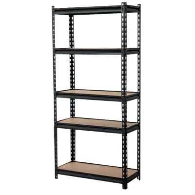 China 1.8M Metal Shelving Unit 5 Tier Industrial Heavy Duty Racking Boltless Garage 90CM Wide for sale