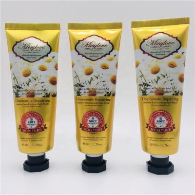 China Empty hand cream tube custom label printing 100ml 120ml 150ml 200ml octagonal lid cosmetic tube for hand cream for sale