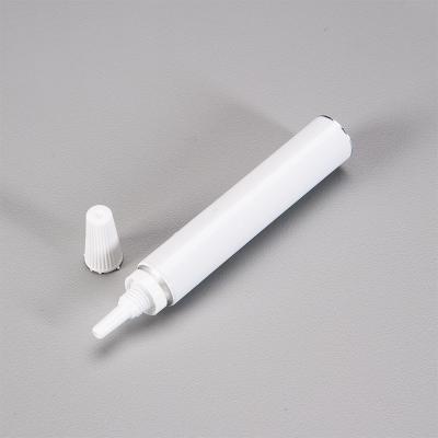 China 100% Recyclable White Color 5ML Aluminum Collapsible Pharmaceutical Tube With Long Spout Cap for sale